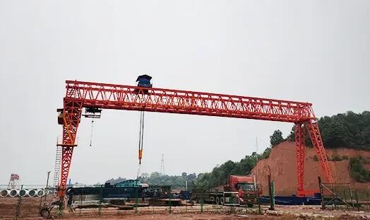 如何計算起重龍門吊到路面具體相對高度？